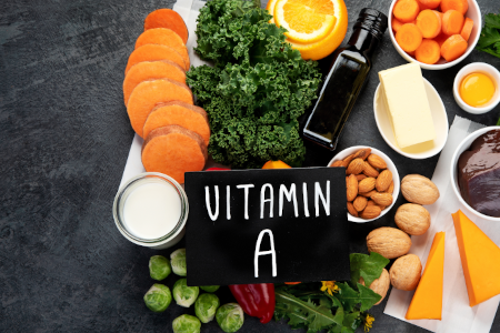 Vitamin A haltige Lebensmittel
